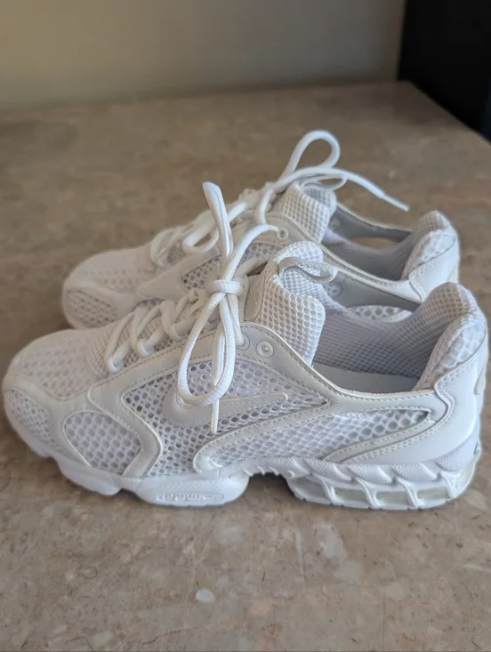 Nike Air Zoom Spiridion Cage 2 (2024) Triple White #CJ1288-100 Men Size 9 No Box - Picture 5 of 12